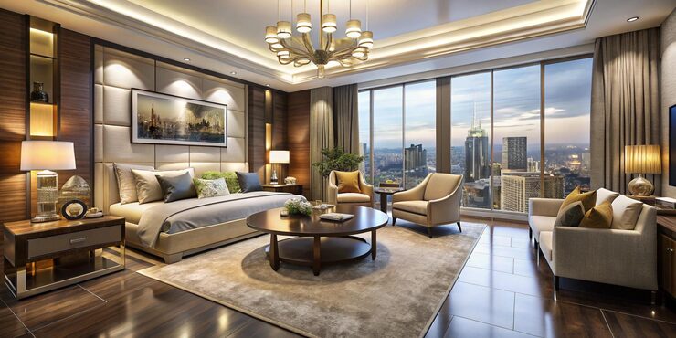 Master plan of Karyan Group Ghaziabad residential project - luxury 3 and 4 BHK apartments