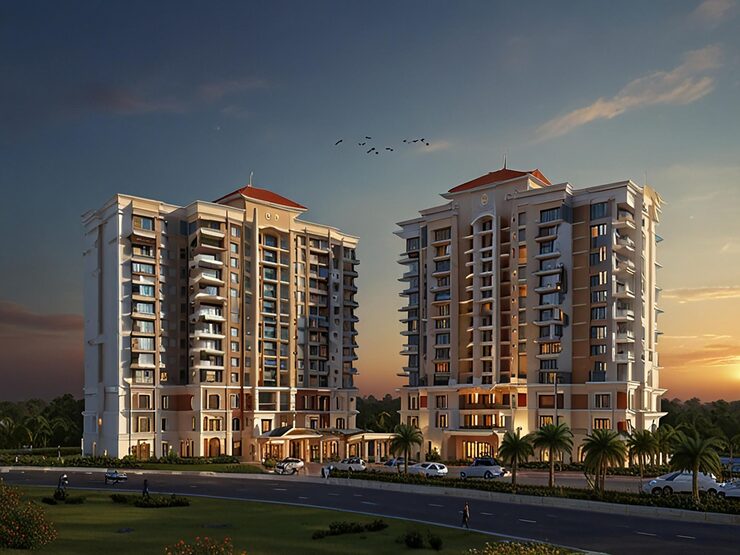 Max Estates Antara Panchkula Banner - Aerial View