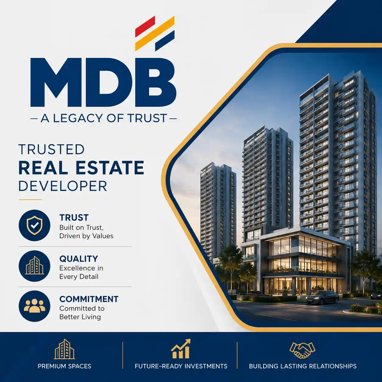 MDB Group official logo – trusted real estate developer in India