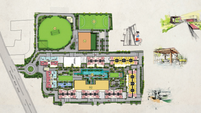 MDB Elysium Mohali Site Plan and Layout