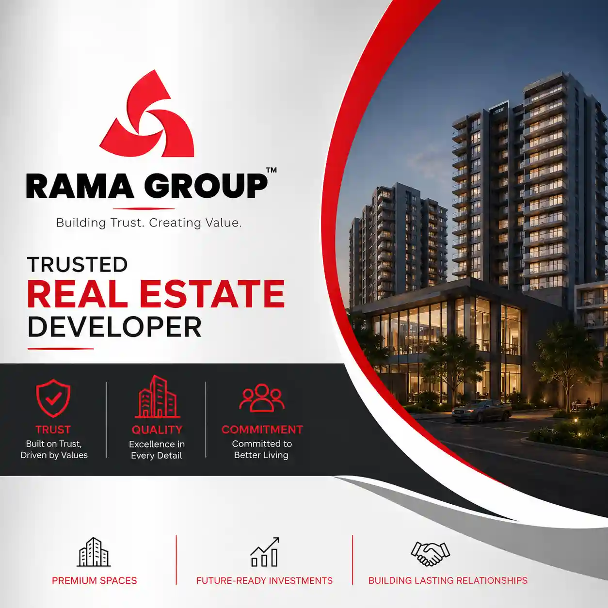 Rama Group official logo – trusted real estate developer in India